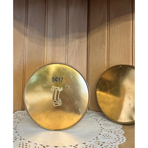 Vintage Currier & Ives Tin Canister Home of Washington Biscuit Tin Decorative - Picture 5 of 6